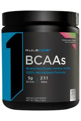 Комплекс аминокислот, BCAA, Rule One, вкус арбуз, 432 г - фото