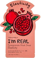 Листовая маска для лица, I'm Real Pomegranate Mask Sheet, Tony Moly, 21 мл - фото