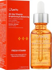 Витаминная сыворотка, All day Vitamin Brightening&Balancing Facial Serum, Jumiso, 30 мл - фото