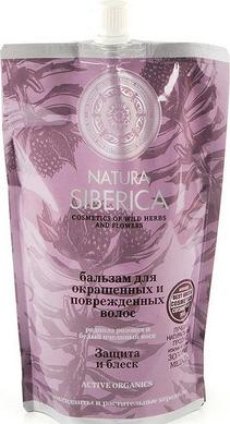 Бальзам для волос защита и блеск дой-пак, Natura Siberica, 500 мл - фото