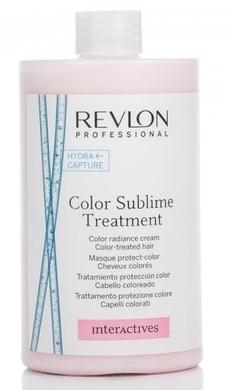 Зволожуючий крем для фарбованого волосся Interactives Color Sublime, Revlon Professional, 750 мл - фото