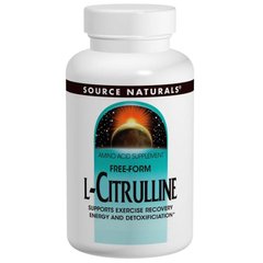 Цитрулін, L-Citrulline, Source Naturals, 1000 мг, 60 таблеток - фото