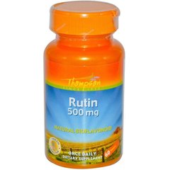 Рутин, Rutin, Thompson, 500 мг, 60 таблеток - фото