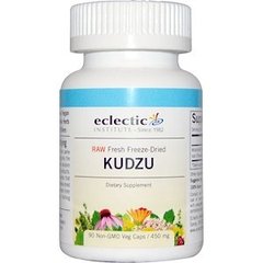 Кудзу, Kudzu, Eclectic Institute, 450 мг, 90 капсул - фото
