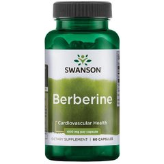 Берберин, Berberine HCI, Swanson, 400 мг, 60 капсул - фото