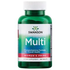 Мультивітаміни для жінок, Multi Women's Prime, Swanson, 90 таблеток - фото