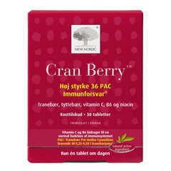 Вітаміни для імунної системи, Cran Berry, New Nordic, 30 таблеток - фото