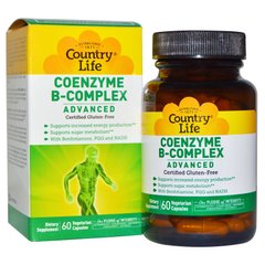 Коэнзим B-комплекс, Coenzyme B-Complex, Country Life, 60 капсул - фото