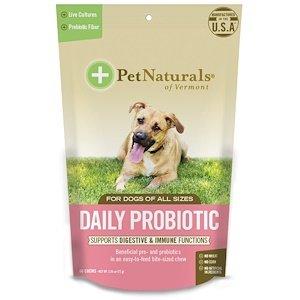 Ежедневные пробиотики, для собак всех размеров, 60 жевательных таблеток, Pet Naturals of Vermont , 72 г - фото