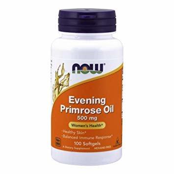 Масло вечерней примулы, Evening Primrose Oil, Now Foods, 500 мг, 100 капсул - фото