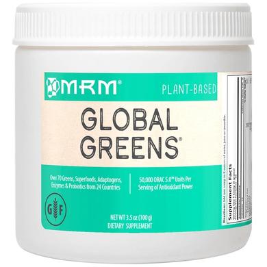 Зеленая пища, Global Greens, MRM, для веганов, 100 г - фото