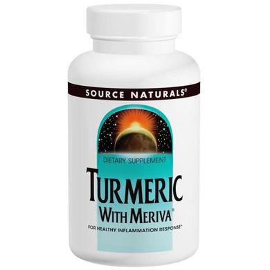 Куркумин, Meriva Turmeric Complex, Source Naturals, 500 мг, 120 капсул - фото