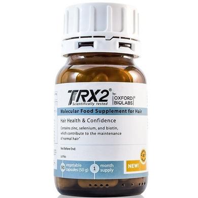Молекулярний комплекс проти випадіння волосся, TRX2® Molecular Food Supplement for Hair,Oxford Biolabs, 90 капсул - фото