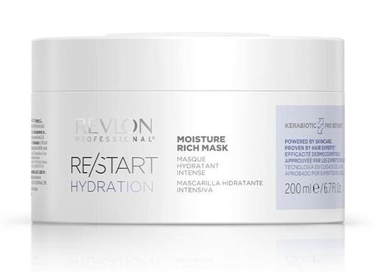 Маска для зволоження волосся, Restart Hydration Moisture Rich Mask, Revlon Professional, 200 мл - фото