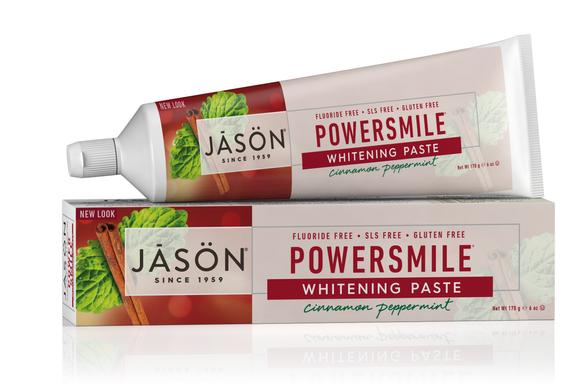 Зубная паста с корицей (отбеливающая), Toothpaste, Jason Natural, 170 г - фото