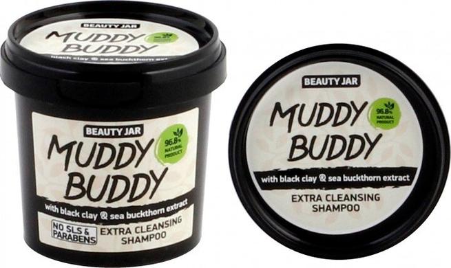 Шампунь глибокого очищення волосся "Muddy Buddy", Extra Cleansing Shampoo, Beauty Jar, 150 мл - фото