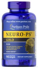 Фосфатидилсерин, Neuro - PS, Gold, Puritan's Pride, 90 капсул - фото