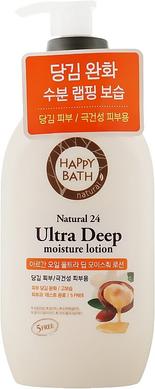Лосьон для тела увлажняющий с аргановым маслом, Nature 24 Argan Oil Ultra Deep Moisture Lotion, Happy Bath, 450 мл - фото