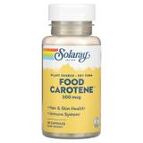 Бета-каротин, Food Carotene, Solaray, пищевой, 10,000 МЕ, 30 капсул, фото