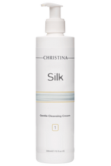 М'який очищаючий крем, Silk Gentle Cleansing Cream, Christina, 300 мл - фото