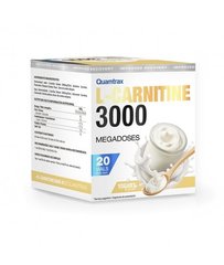 Л-карнитин 3000, L-Carnitine 3000, Quamtrax, вкус йогурт, 20 флаконов - фото