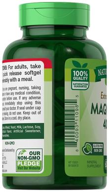 Магній, Magnesium, 40 мг, Nature's Truth, 72 капсул - фото