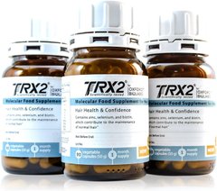 Молекулярный комплекс против выпадения волос, TRX2® Molecular Food Supplement for Hair, Oxford Biolabs, 3 шт х 90 капсул - фото