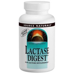 Лактаза (Lactase Digest), Source Naturals, 180 капсул - фото
