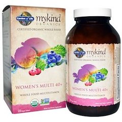 Мультивитамины для женщин 40+, Women's Multi 40+, Garden of Life, 120 таблеток - фото