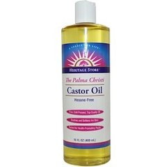 Касторовое масло, клещевина, Castor Oil, Heritage Products, 480 мл - фото