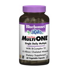 Мультивітаміни з залізом, Bluebonnet Nutrition, 60 гелевих капсул - фото