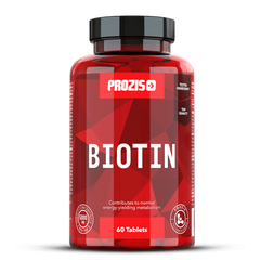 Біотин, 5000 мкг, Prozis, 60 таблеток - фото