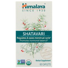 Шатавари ( Мукуна), Shatavari, Himalaya Herbals, 60 каплет - фото