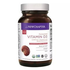 Ферментированный витамин D3, Fermented Vitamin D3, New Chapter, 30 таблеток - фото