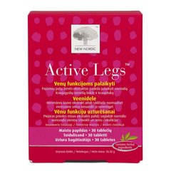 Натуральное средство при варикозе вен, Active Legs, New Nordic, 30 таблеток - фото