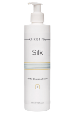 Мягкий очищающий крем, Silk Gentle Cleansing Cream, Christina, 300 мл - фото