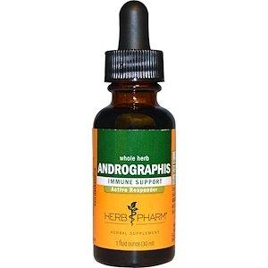Андрографис, экстракт, Andrographis, Herb Pharm, органик, 30 мл - фото