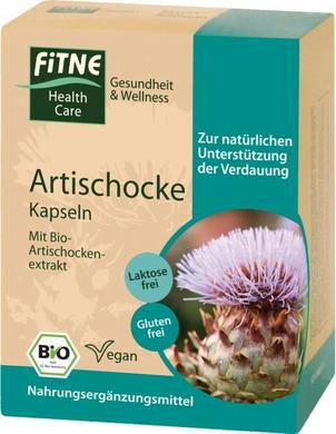Органические капсулы Артишок для пищеварительной системы, Fitne, 60 шт - фото