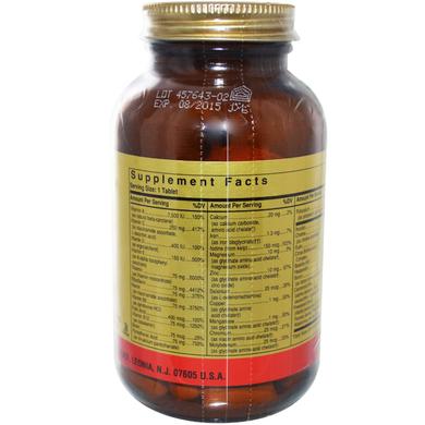 Мультивітаміни Formula V, VM-75, Multiple Vitamins with Minerals, Solgar, 90 таблеток - фото