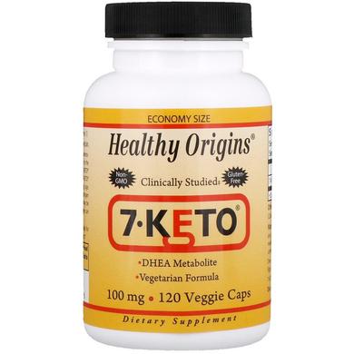 7-Кето, 7-Keto, Healthy Origins, 100 мг, 120 капсул - фото