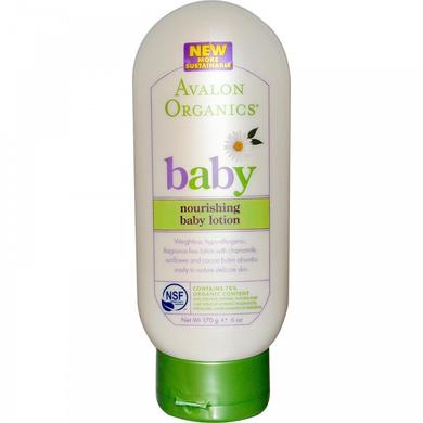 Лосьон для малышей, Baby Lotion, Avalon Organics, питательный, без запаха, 170 г - фото