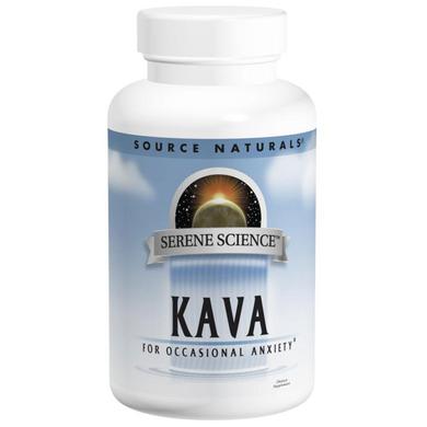 Кава, 500 мг, Source Naturals, 60 таблеток - фото