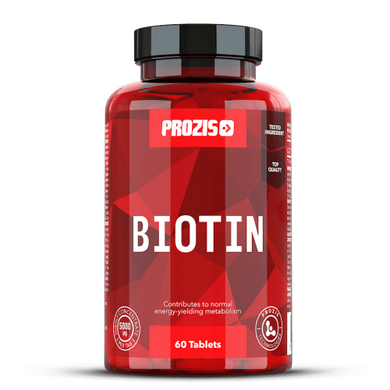 Біотин, 5000 мкг, Prozis, 60 таблеток - фото