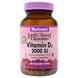 Витамин Д3, Bluebonnet Nutrition, 2000 МЕ, 90 таблеток, фото – 1