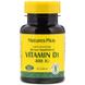 Витамин Д, Vitamin D, Nature's Plus, 400 МЕ, 90 таблеток, фото – 1