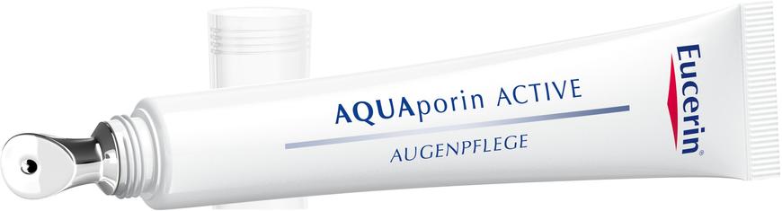 Відновлюючий крем для шкіри навколо очей АКВАпорин Актив, Eucerin, 15 мл - фото