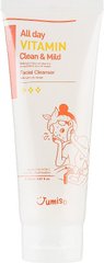 Очищуючий засіб для обличчя, All day Vitamin Clean & Mild Facial Cleanser, Jumiso, 150 мл - фото