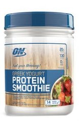 Протеин Greek Yogurt Protein Smoothie, клубника, Optimum Nutrition, 462 г - фото