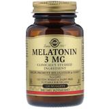 Мелатонин, Melatonin, Solgar, 3 мг, 120 таблеток, фото