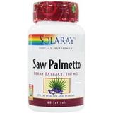Со пальметто, екстракт ягід, Saw Palmetto, Solaray, 160 мг, 60 гелевих капсул, фото